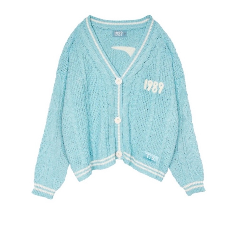 Taylor Swift 1989 (Taylor’s Version) Cardigan Sweater: M/L, like new, worn once!